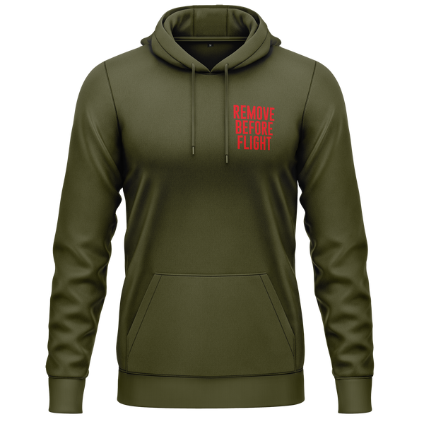 Remove Before Flight Girl Hoodie