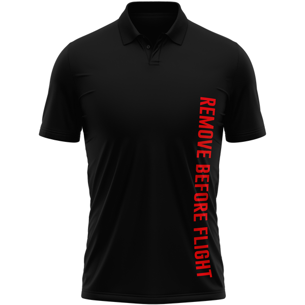 Remove Before Flight Girl Polo Shirt