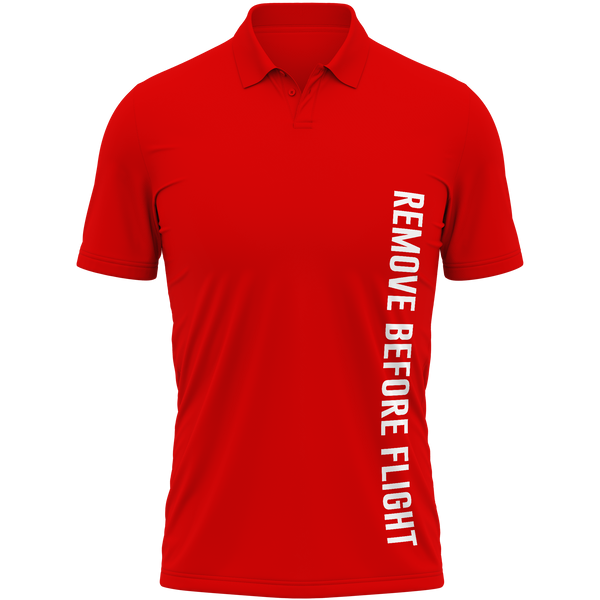 Remove Before Flight Girl Polo Shirt