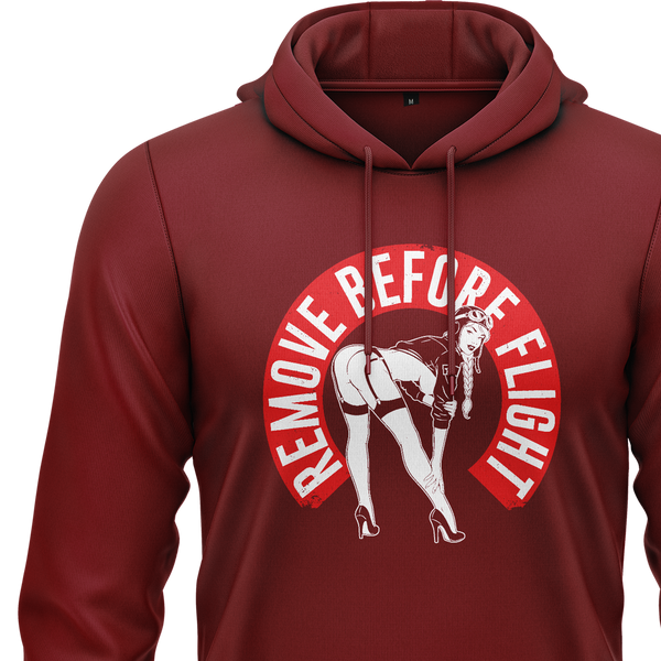 Remove Before Flight Girl Hoodie