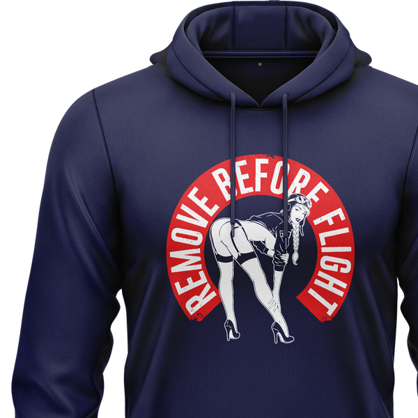 Remove Before Flight Girl Hoodie