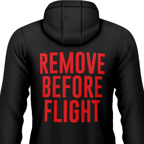 Remove Before Flight Zip-Hoodie