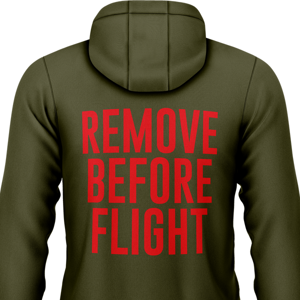 Remove Before Flight Zip-Hoodie