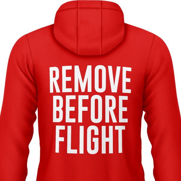 Remove Before Flight Zip-Hoodie