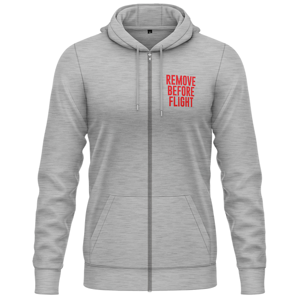 Remove Before Flight Zip-Hoodie