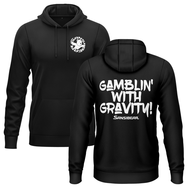 Sansibear Hoodie "Gamblin' with gravity" Hoodie RC-WEAR Black-White XS