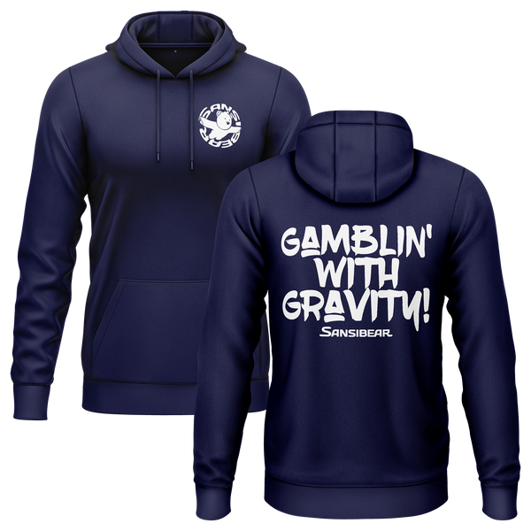 Sansibear Hoodie "Gamblin' with gravity" Hoodie RC-WEAR Navy-White XS