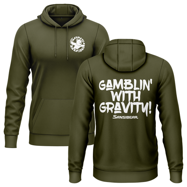 Sansibear Hoodie "Gamblin' with gravity" Hoodie RC-WEAR Army-White XS