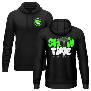 Showtime Kunstflug Hoodie für Modellflieger – Schwarz/Grün