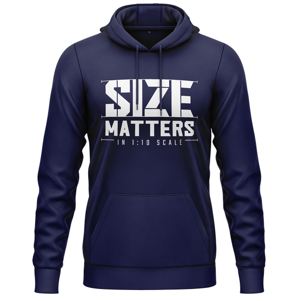 Size matters in 1:10 scale hoodie