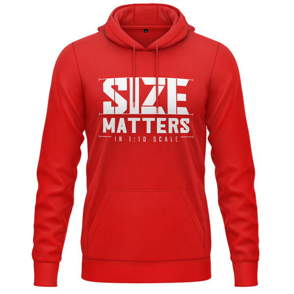 Size matters in 1:10 scale hoodie
