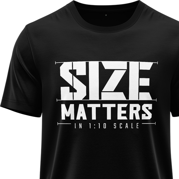 Size matters in 1:10 scale shirt