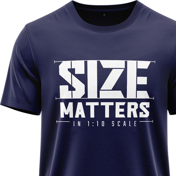 Size matters in 1:10 scale shirt