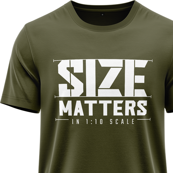 Size matters in 1:10 scale shirt
