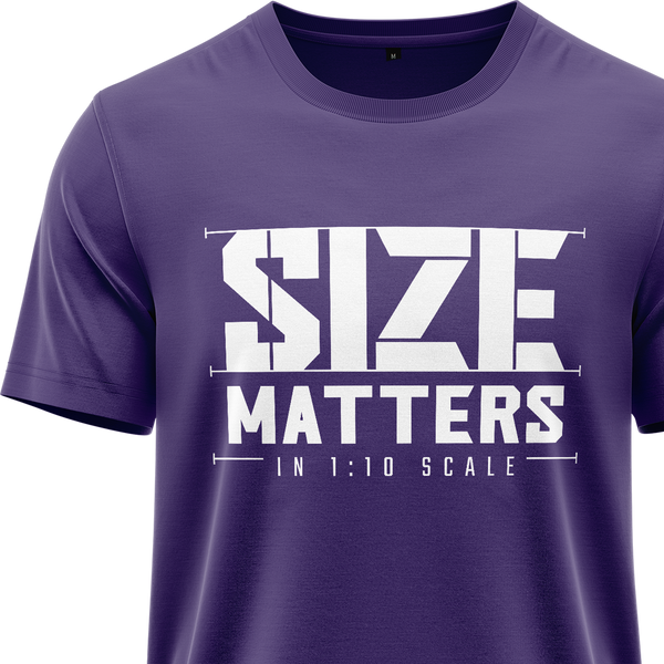 Size matters in 1:10 scale shirt