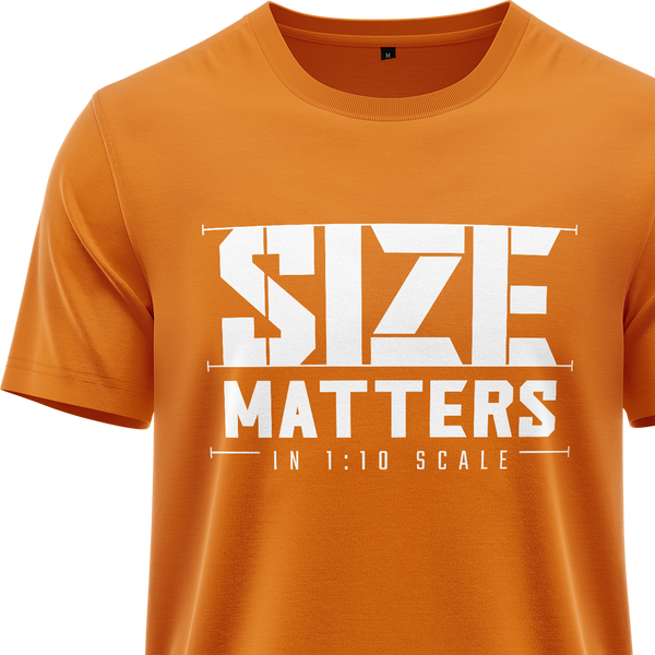 Size matters in 1:10 scale shirt
