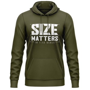 Size matters in 1:12 Scale Hoodie Hoodie RC-WEAR Army-White XS