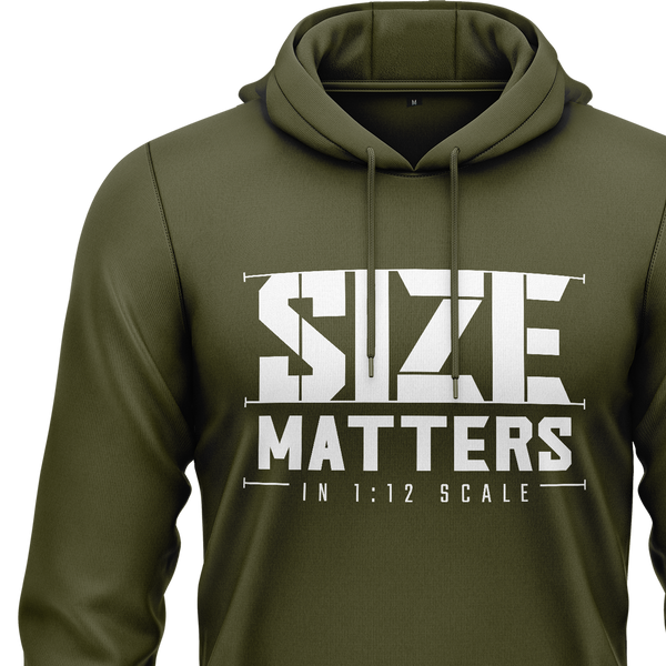 Size matters in 1:12 Scale Hoodie Hoodie RC-WEAR