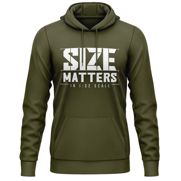 Size matters in 1:32 Scale Hoodie Hoodie RC-WEAR Army-White XS