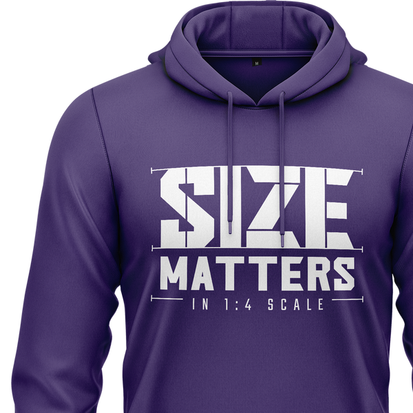 Size matters in 1:4 Scale Hoodie Hoodie RC-WEAR