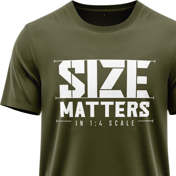 Size matters in 1:4 scale shirt