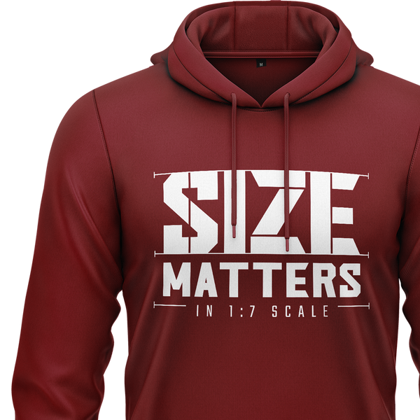 Size matters in 1:7 Scale Hoodie