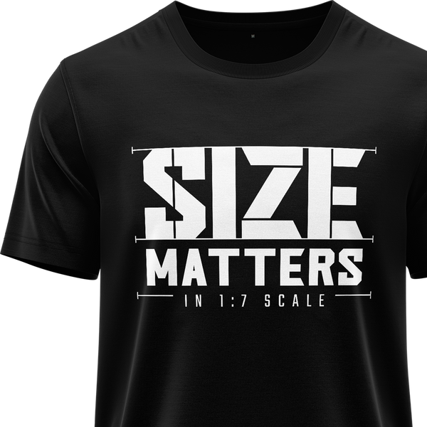 Size matters in 1:7 scale shirt