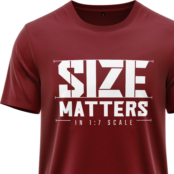 Size matters in 1:7 scale shirt