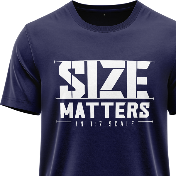 Size matters in 1:7 scale shirt