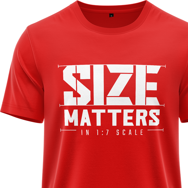 Size matters in 1:7 scale shirt
