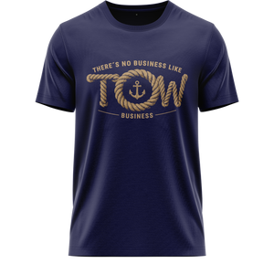 Tow Business Shirt für RC-Boot-Fahrer – Navy