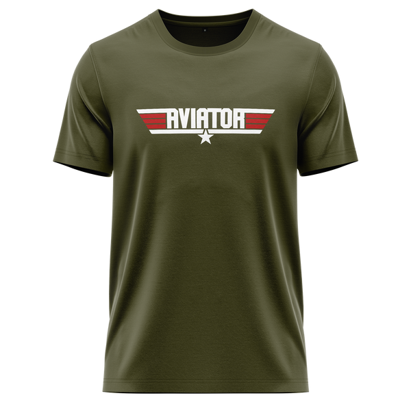 Top Aviator Shirt für RC-Piloten – Oliv