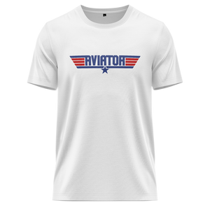 Top Aviator Shirt für Modellbauer – Weiß