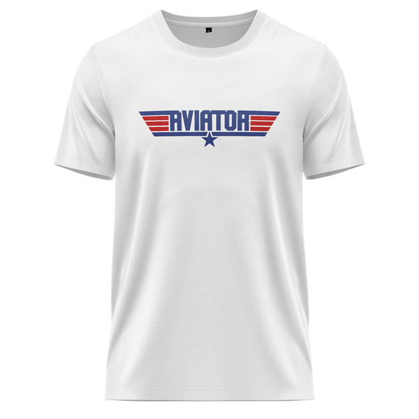 Top Aviator Shirt für Modellbauer – Weiß