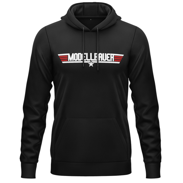 Top Modellbauer Hoodie für RC-Piloten – Schwarz