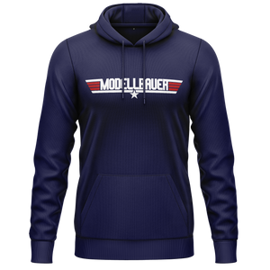 Top Modellbauer Hoodie für Modellflieger – Navy