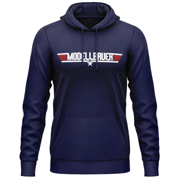 Top Modellbauer Hoodie für Modellflieger – Navy