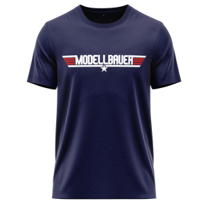 Top Modellbauer Shirt für Jet-Fans – Navy