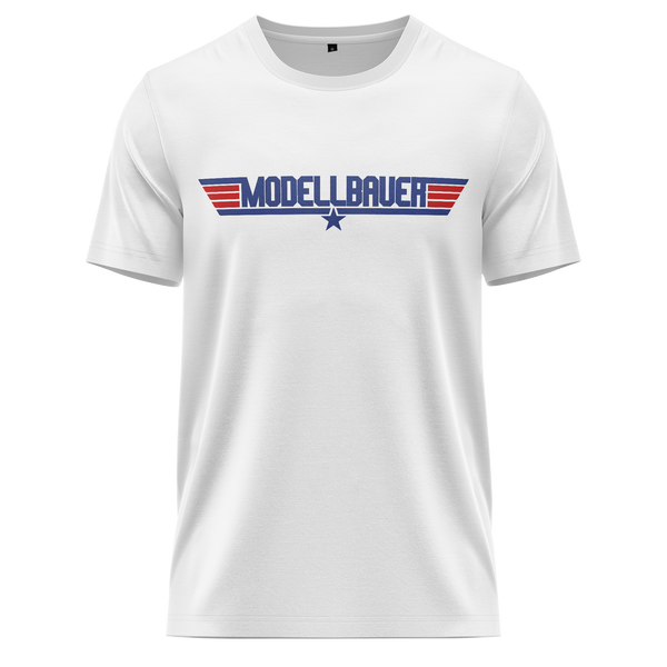 Top Modellbauer shirt for RC pilots – White