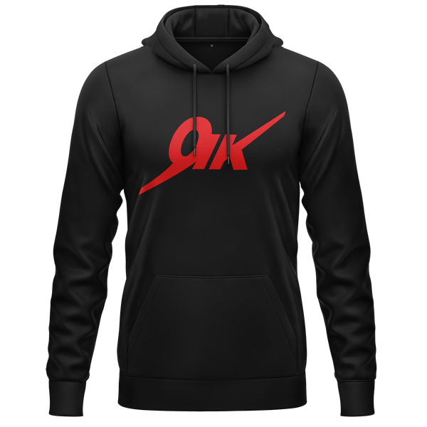 Yak Logo Hoodie für Flugmodellpiloten – Schwarz