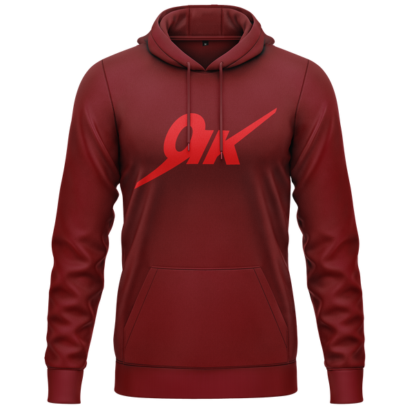 Yak Logo Hoodie für Modellflieger – Bordeaux