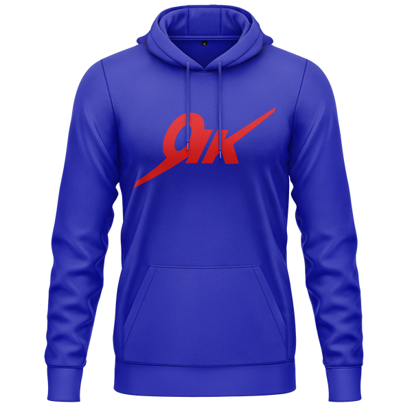 Yak Logo Hoodie für Modellflieger – Blau