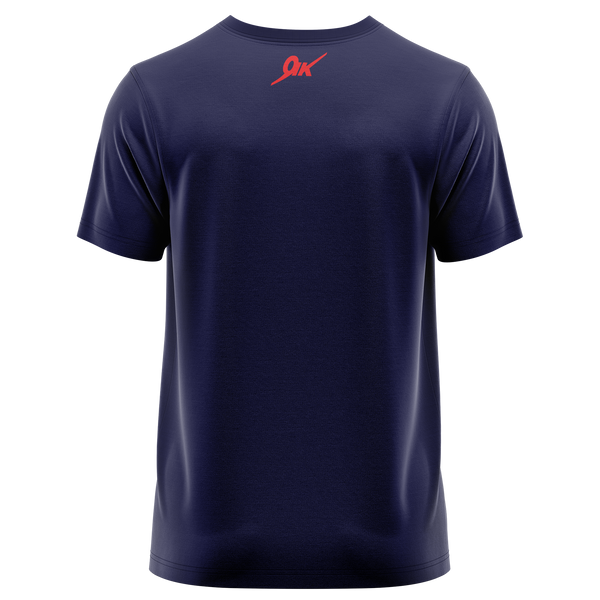 Yak Logo Shirt für Modellflieger – Navy, Rückseite