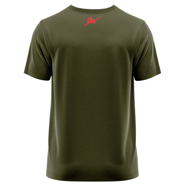 Yak Logo Shirt für RC-Piloten – Oliv, Rückseite