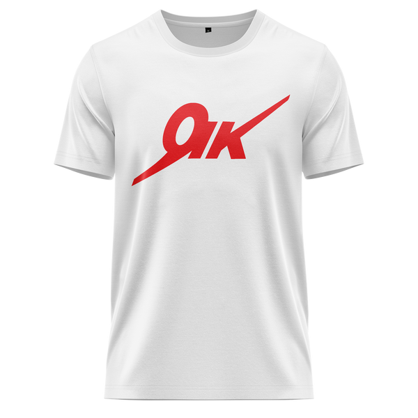 Yak Logo Shirt für Flugmodellpiloten – Weiß