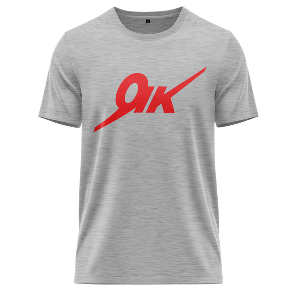 Yak Logo Shirt für Flugmodellpiloten – Grau